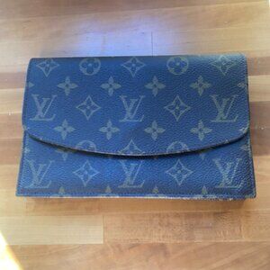 Louis Vuitton Pochette Rabat Clutch 20 Brown Leather